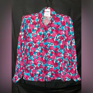 Pendleton Floral Women Top Size 12